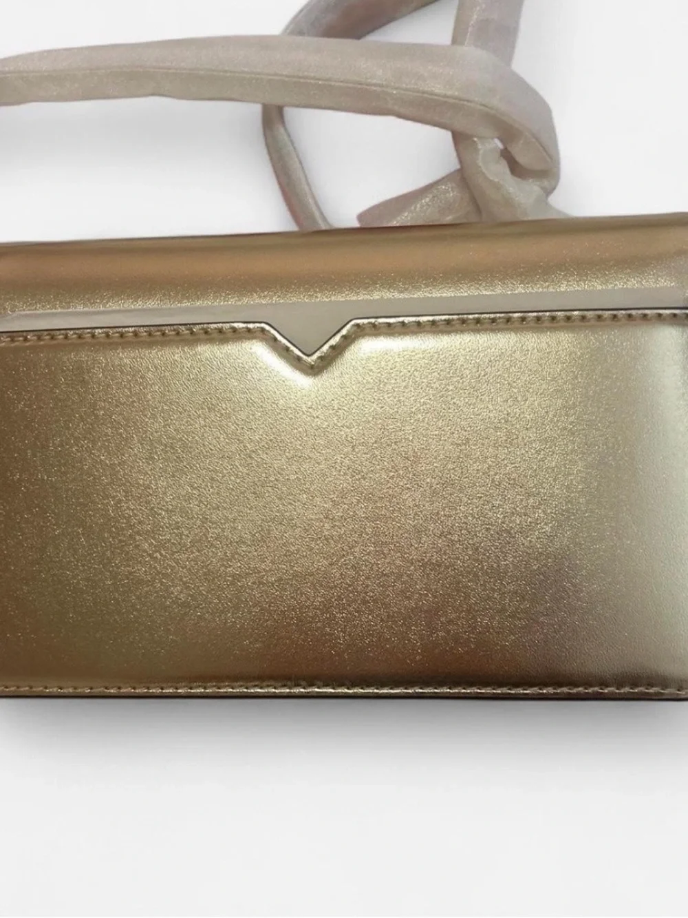 Michael Kors Metallic Gold Crossbody